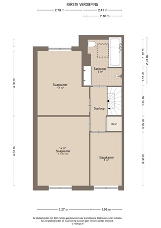 Floorplan - Frans L. Blomlaan 59, 4143 CW Leerdam